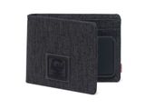 Herschel Roy Rubber RFID Wallet Black Crosshatch / Black Herschel Roy Rubber RFID Wallet Black Crosshatch / Black