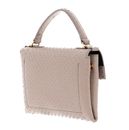 COCCINELLE Mignon Python Lulula Top Handle Mini Bag Powder Pink