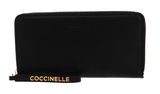 COCCINELLE Chris Zip Around Wallet Noir COCCINELLE Chris Zip Around Wallet Noir