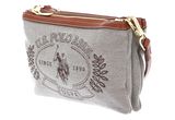 U.S. POLO ASSN. Victoria Double Zip Crossbody Bag Brown