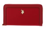 U.S. POLO ASSN. Houston Zip Around Wallet Red
