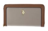 U.S. POLO ASSN. Houston Zip Around Wallet Light Taupe