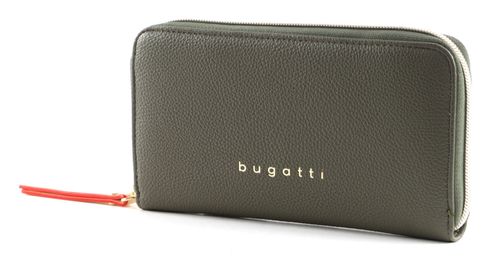 bugatti Ella Ladies Zip Around Wallet Olive