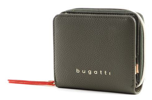 bugatti Ella Ladies Small Zip Around Wallet Olive