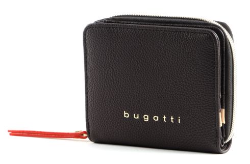 bugatti Ella Ladies Small Zip Around Wallet Darkbrown