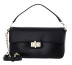 DKNY Jojo Denim Flap Bag M Blk / Gold
