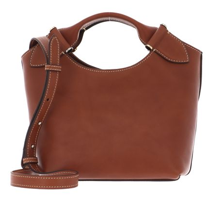 DECADENT Minna Small Tote Vegetal Cognac