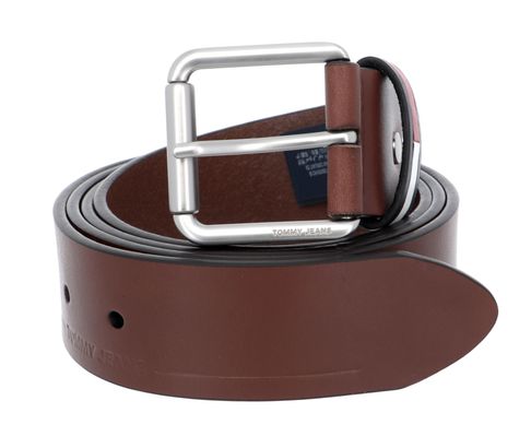 TOMMY HILFIGER TJM Casual Flag Belt W110 Dark Tan - kürzbar