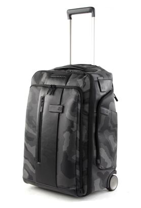 PIQUADRO Brief Trolley Backpack Camouflage Nero