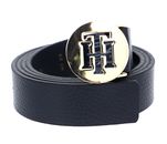 TOMMY HILFIGER TH Round Belt 3.0 W75 Desert Sky