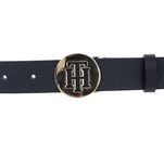 TOMMY HILFIGER TH Round Belt 3.0 W75 Desert Sky