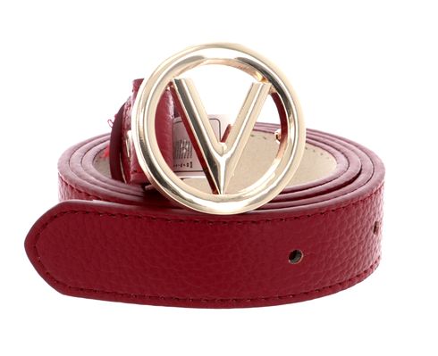 VALENTINO Round Women's Belt W120 Rosso - kürzbar