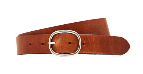 ESPRIT Leather Belt W85 Rust Brown