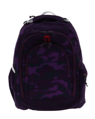 TAKE IT EASY Berlin Schoolbag Camouflage Purple