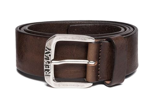 REPLAY Vintage Leather Belt W95 Fade Tobacco REPLAY Vintage Leather Belt W95 Fade Tobacco