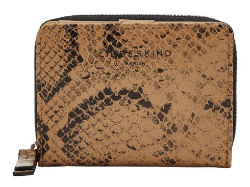 LIEBESKIND BERLIN Snake Alexis Zip Around Wallet M Light Tan