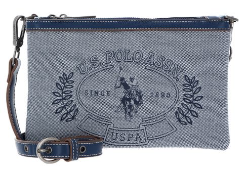 U.S. POLO ASSN. Victoria Double Zip Crossbody Bag Navy