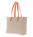 VALENTINO Portia Shopping Bag Ecru / Aranc Fluo VALENTINO Portia Shopping Bag Ecru / Aranc Fluo