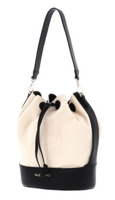 VALENTINO Pamela Bucket Bag Nero / Natur | Buy bags, purses \u0026 accessories  online | modeherz