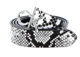 Calvin Klein CK Logo Belt 30MM W100 Python Print Calvin Klein CK Logo Belt 30MM W100 Python Print
