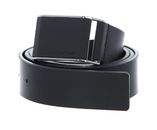 Calvin Klein Beveled Rubber Plaque 35MM Belt W80 CK Black