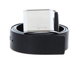 Calvin Klein Beveled Plaque 35MM Belt W100 CK Black Calvin Klein Beveled Plaque 35MM Belt W100 CK Black