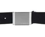 Calvin Klein Beveled Plaque 35MM Belt W100 CK Black Calvin Klein Beveled Plaque 35MM Belt W100 CK Black