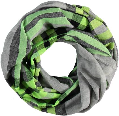 FRAAS Acrylic Snood- The FRAAS Plaid Silver