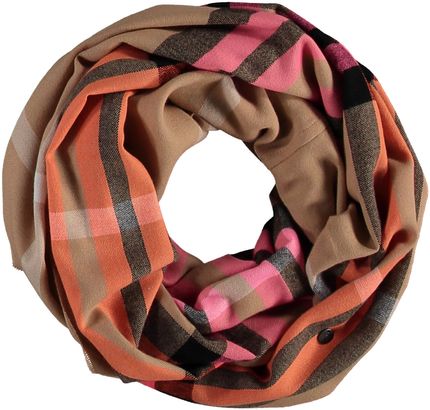 FRAAS Acrylic Snood- The FRAAS Plaid Camel