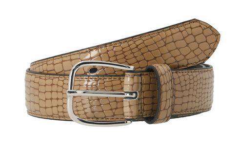 Tamaris Snakeskin Belt W95 Beige