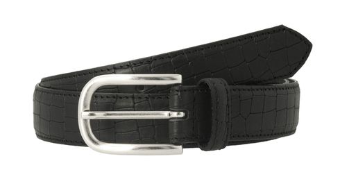 Tamaris Snakeskin Belt W130 Black