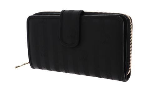 MAISON MOLLERUS Matterhorn Zip Around Portemonnaie Black / Gold