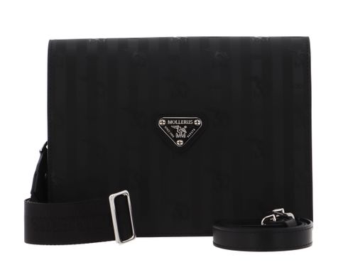 MAISON MOLLERUS Wil Crossover Bag Black / Nastro / Gold