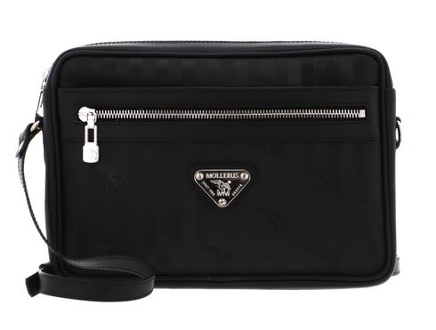 MAISON MOLLERUS London Crossover Bag Black / Silver