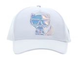 KARL LAGERFELD K / Ikonik Balloon Choup Cap White