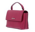 Calvin Klein Mini Flap Bag Top Handle Bag Cerise