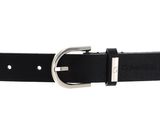 Calvin Klein Saffiano Round Belt 25MM W95 CK Black Calvin Klein Saffiano Round Belt 25MM W95 CK Black