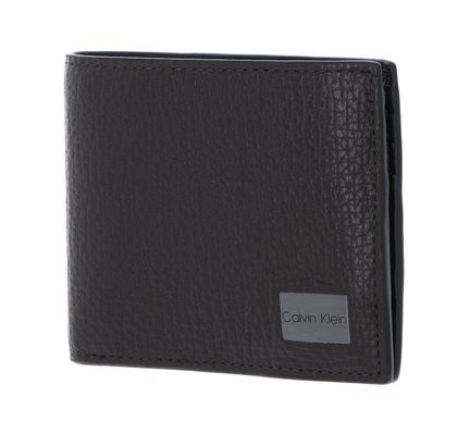 Calvin Klein Bifold 6CC Bill Wallet Dark Brown