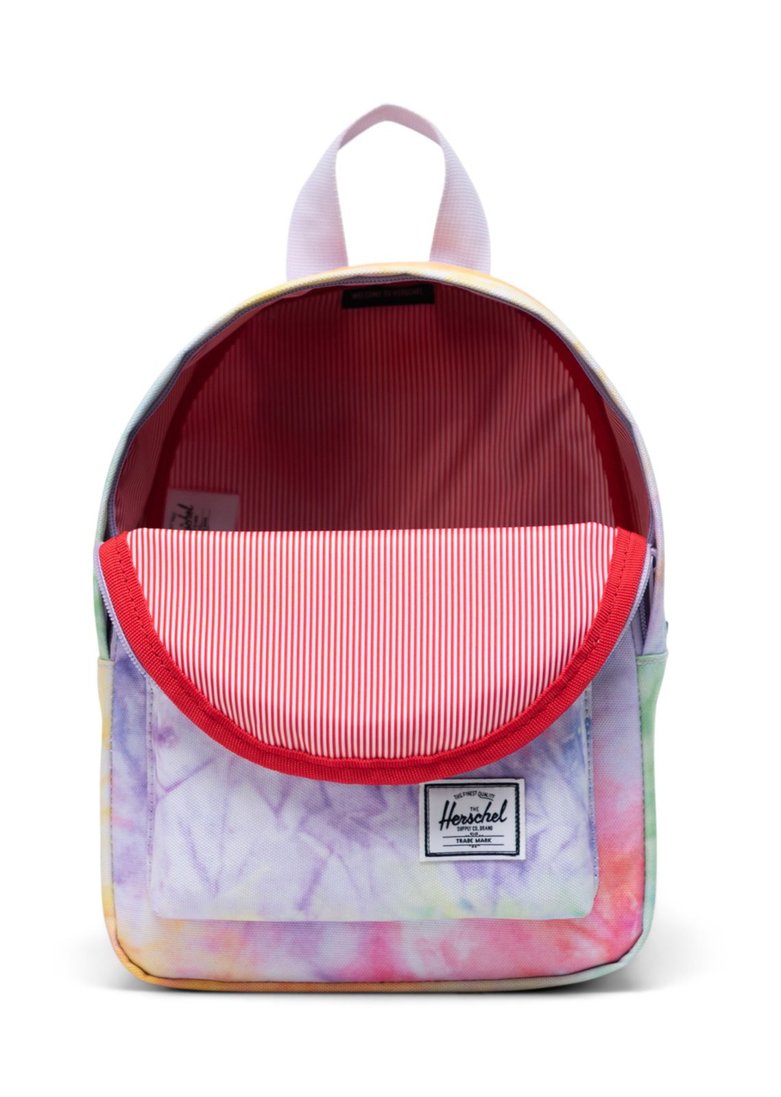 pastel tie dye backpack