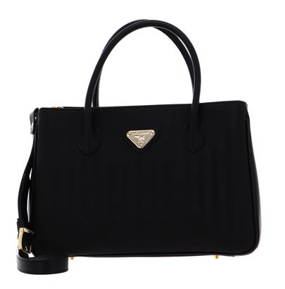 MAISON MOLLERUS Donat Handbag Black / Gold