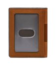 FOSSIL Everett Card Case Bifold Medium Brown