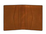 FOSSIL Everett Card Case Bifold Medium Brown