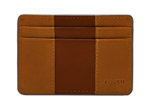 FOSSIL Everett Card Case Medium Brown