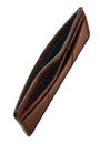 FOSSIL Everett Card Case Medium Brown