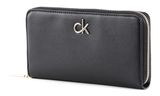 Calvin Klein Slim Zip Around Wallet CK Black Calvin Klein Slim Zip Around Wallet CK Black