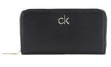 Calvin Klein Slim Zip Around Wallet CK Black Calvin Klein Slim Zip Around Wallet CK Black