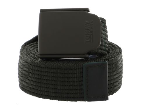 TOMMY HILFIGER TJM Plaque Belt 3.5 W80 Dark Olive