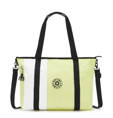 kipling Active Asseni Tote Lime Green Bl