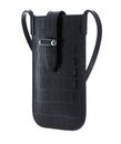 DECADENT Fiona Mobile Bag Croco Black