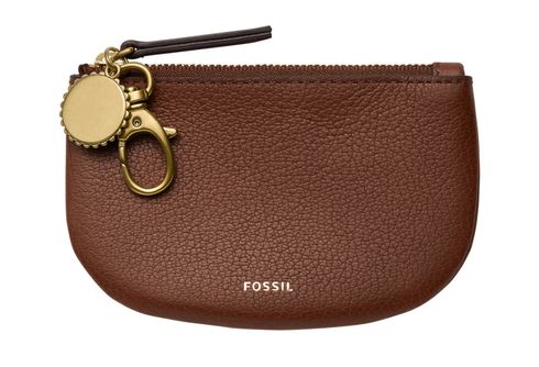 FOSSIL Polly Zip Pouch Brown